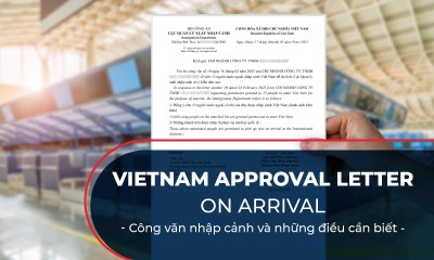 Vietnam approval letter on arrival 2023